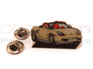 Pin Badge 'Porsche Boxster - Ausbildung' White