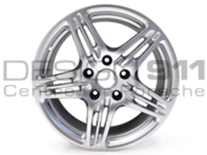 18' Style 550 Hyper Silver Alloy wheels for Porsche Cars