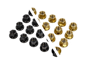 Titanium wheel nuts. Porsche 924/ 944/ 968/ 928/ 911/ 964/ 993 - N0201121