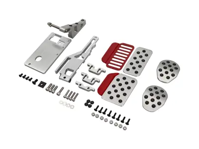 Rennline REV4 3PC Pedal Set Rubber Grip. Porsche 987 / 997 Manual cars - A14.3P60, A143P60