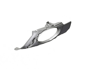 Trim for exhaust tailpipe rear bumper Matt Black. Porsche 992 Dakar - 992807833KOK1, 992807834KOK1