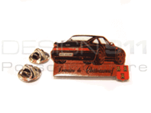 Pin Badge 'Porsche 911 Turbo' Black