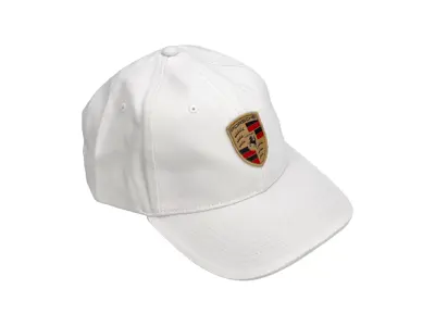 Porsche Crest Baseball Cap – Essential, White. - WAP6100020TWCE