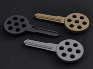 Blank key 917 style. Porsche 924 / 944 / 968 - 94453833100, 477837219