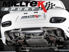 Sports Exhaust Muffler Cat Back (ROAD) Rear box. Porsche 997 Turbo Gen2 MILLTEK SPORT