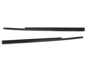 Outer door trim, Black. Porsche 911 / 964 Cabrio / Targa - 9115310415070K, 9115310425070K - TMP-9378B