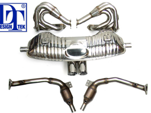 Sports Exhaust, Headers & Cats Package for Porsche Boxster 986 - 98622094330S, 3606308603, 3606109861