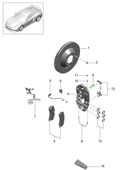 Porsche Caliper Bolts & Disc Screws | Design911 High-Strength Brake ...