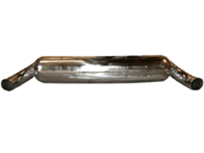 Exhaust Muffler / Silencer Rear box. Porsche 911 1984-89 - 92.512SD, 92512SD, 93011104300, 1620605000 - 92.512SD, 1620605000
