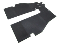 Front rubber base mat. Porsche 356 LHD cars - 64455110106, 64455110105