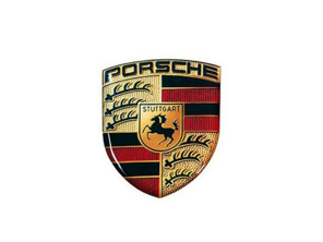 Porsche stick on 3d crest - Large 25 x 33mm - P102D