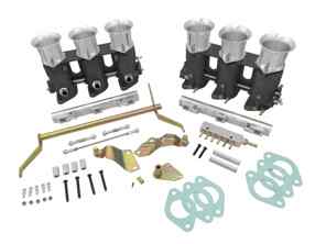 EFI Throttle Body Kit Black Anodized “R” Finish. Porsche 911 / 964 / 993 / 914-6 - PM-O943-0, PM-O944-0, PM-O945-0