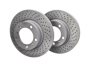 EBC Standard Brake Discs Drilled Front. Porsche Boxster / Cayman    D1667D - 98735140101, 98735140201 - D1667D