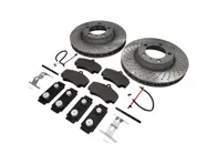FRONT Brake Pads and Brake Disc Package Porsche 997 C2S Sebro - 99635140904, 99635140903, 99635141004, 99635141003, 99635194913, 99761275701, 99761267801, 99635108901, 99635195911