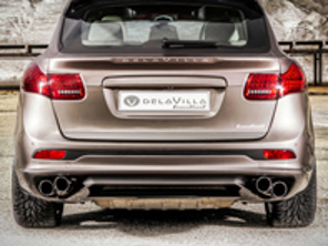 Rear Bumper 'CrossRoad' for Porsche Cayenne (958) DelaVilla