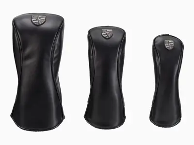 Golf Glub Covers With Porsche Crest. Set of 3