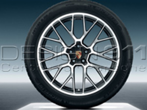 20' Macan RS Spyder Design Alloy Wheels & Summer Tyres Original Porsche - 95B04460206, 95B04462206