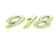 '918' rear lid badge. Porsche 918 Boxster Spyder - 91855923101
