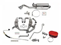 Sport Performance Package Single Quad Stlye Outlet Tailpipe. Porsche 911 turbo 1975-89 - 93011103806, 93021103301, 93021103304