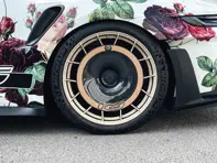 EVO Aero disc rear wheel carbon fibre. Porsche 992.1 GT3 RS with Aluminium wheels