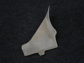 Engine shroud LEFT - block-off plate for small fan housing. Porsche 914 GT - TK 211K, TK211K