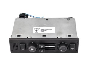Heating / Ventilation control switch RHD, Black. Porsche 964 C2 / C4 with A/C - 9646590480101C, 964659048001DB