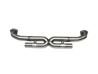 Primary Exhaust Muffler Bypass X-Pipe DesignTek for Porsche 997 - 99711118032, 99711115932, 99711116032, 99711115030, 99711115032, 99711118232