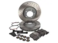 Brake Disc and pads Upgrade to 350mm for 996TT / C4S Rear axle