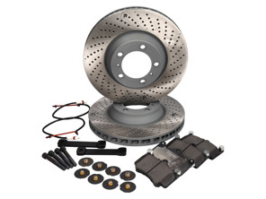 Brake Disc and pads Upgrade to 350mm for 996TT / C4S Rear axle