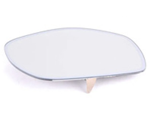 Door mirror glass CONVEX, RIGHT. Porsche Cayenne 957 MKII - 95573103804, 95573104604 - 3123202, 3123206