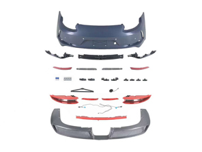 991.2 GT3 look Rear bumper conversion kit for Porsche 991.1 2WD - 99150529180, 991505291B0, 99150529182, 991505291B2, 992GT3FRKIT, 992GT3EXHKIT