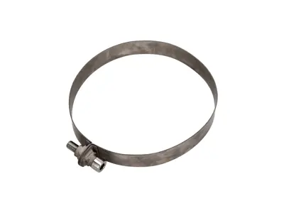 Titanium Exhaust retaining strap steel (598mm) LEFT 911 1984-89 - 93011115900
