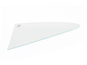 Rear 1/4 window glass, Clear. Porsche 911 1965-77 Coupe - 90154310220, 90154310120