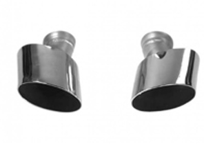 Exhaust tailpipe set Porsche 993 turbo - 04059671020, 04059671000, 99311104555, 99311104655