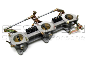 Throttle Body. Porsche 911E 1970-73 - 91111008310, 91111008400