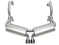 TrackTec Valved Bypass Exhaust System. Porsche 981 Boxster / 981C Cayman - 98111192201, 98111192104, 98111192204, 98111122101, 98111123100, 98111123100, 98111132100, 98111142100, 98111143100, 98111122201, 98111123200, 98111132200, 98111142200, 98111192101 - FS.POR.981.VLVVC