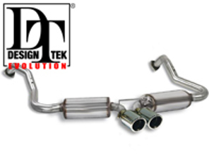 Exhaust Muffler Cat Bypass System Sports. Boxster 987 Gen2 DesignTek Evolution