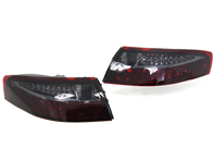 Indicator unit rear, Smoked / Red with LED bulbs for Porsche 996 - 99663148500, 99763148600, 99663148602, 99663148502, 99663143301, 99663143401, 99663143303, 99663143403