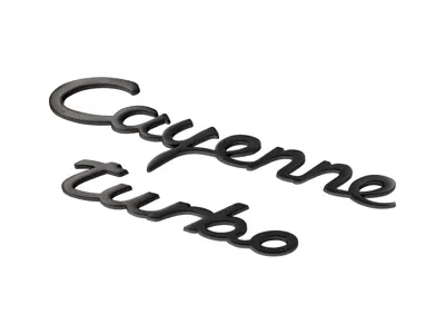 Cayenne Turbo - Two-Piece Magnet Set - WAP0502200RMSC