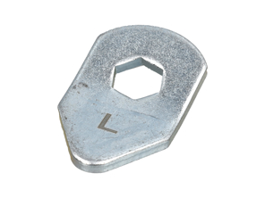 Guide bush/locking segment for handbrake cable. Porsche 356 Left Hand Drive (LHD) cars - 64424231 - 13242446