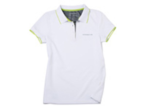 Porsche Men’s polo shirt.  In white – Sport Collection