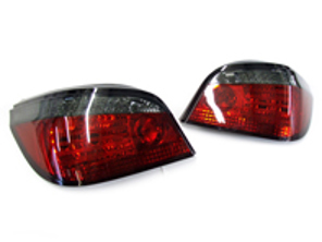 Rear Indicator Lamp Lights LED Smoked Red / Black BMW 5 SERIES E60/E61 03-07 - 1224999, 0001224999