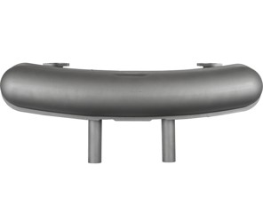 Exhaust Muffler / Silencer Rear box. Porsche 911 1964-76 2 IN / 2 OUT 50mm outlet - 92.510DUAL, 92510DUAL, 1620605800, 91111102501, 91111102500, 91111102505