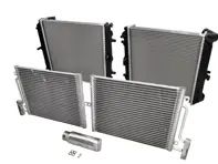 Water and Air Conditioning (Air Con) Radiator set. Porsche 996 / Boxster 986 / 996 GT3 - 94457314301, 99757391101, 99610613151, 99610613251