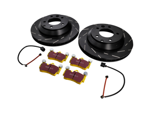 REAR Sports Brake Disc and Pads Set. Porsche 957 Cayenne 3.6ltr / 957 Cayenne Diesel - 95535240130, 95535240131, 95535293900, 95535293901, 95535293902, 95535293903, 95535293906, 95535293950, 95535293961, 95535293962, 95535293963, 9553529396, 95561236502