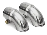 Competition Slip-On Turndown Tips (2.50'/63.5mm ID) - Fabspeed Exhausts Only - FS.TDT.635