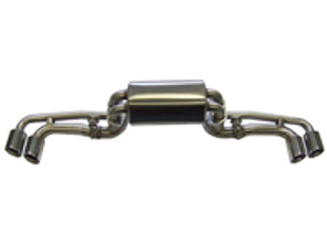 Rear muffler valvetronic exhaust system for Ferrari F430