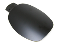 Fuel filler flap lid. Porsche 356 B-T6 / 356 C - 64450403100, 64450403100GRV