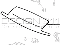 Nose Panel Front. Porsche 924S / 944 - 94450303302