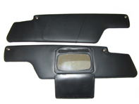 Sun visors kit with mirror flap Left and Right. Porsche 914 - 91473104412OEM, 91473104412